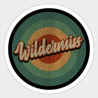 Circle Retro Vintage Wildermiss Sticker